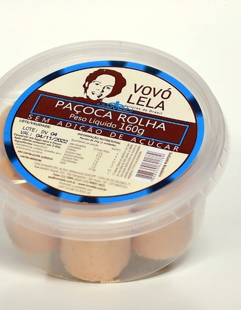 imagem Paçoca rolha s/ad açucar 160g