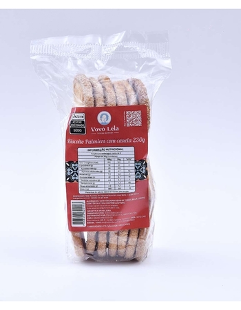 imagem Biscoito palmiers com canela 230g