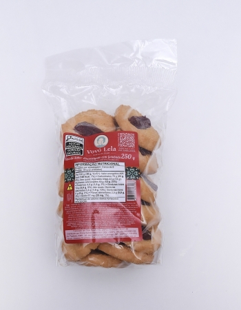 imagem BISCOITO AMANTEIGADO COM GOIABADA 250G